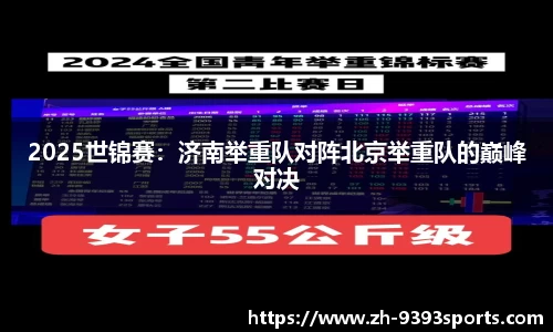 2025世锦赛：济南举重队对阵北京举重队的巅峰对决